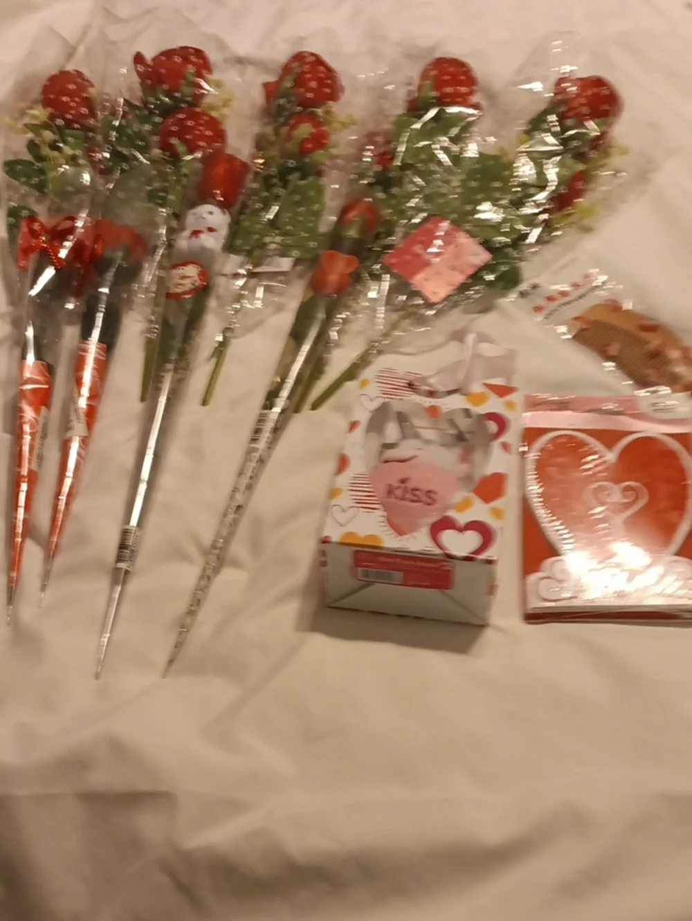 Valentine Rose Bundle Plush & Cards